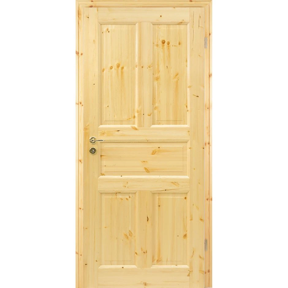 Kilsgaard Zimmertür Holz Typ 02/05 Kiefer Unbehandelt – Bild 2