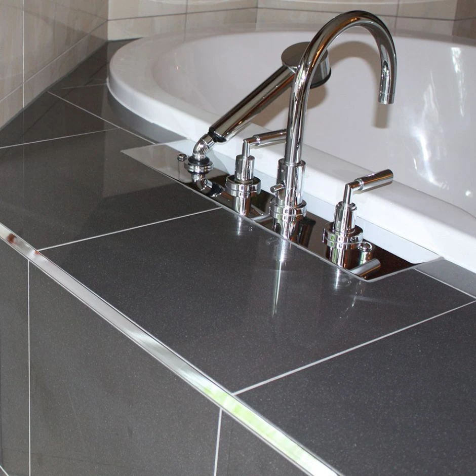 BLANKE Fliesenschiene Dreiecksprofil Aluminium Silberfarben Matt 6mm – Bild 6