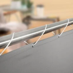 Windhager Balkonblende Malta Silber Grau 5x0,9 M Sichschutz