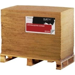 CLAYTEC Lehmbauplatte Schwer (LEMIX)