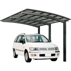 XIMAX Aluminium Carport Portoforte Schwarz Unterstand