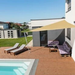 Windhager Sonnensegel CAPRI Champagne Sonnenschutz