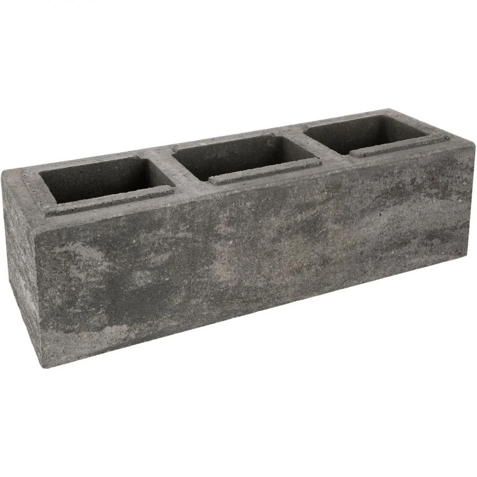 WESERWABEN Gartenmauer Vario-Line Long Mauerstein 1 1/2 Grau-Anthrazit Meliert â Bild 2