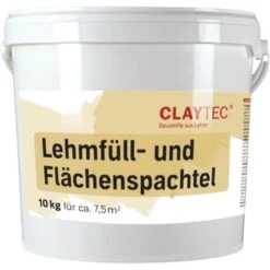 CLAYTEC Lehm Füll- Und Flächenspachtel Natur-Hell