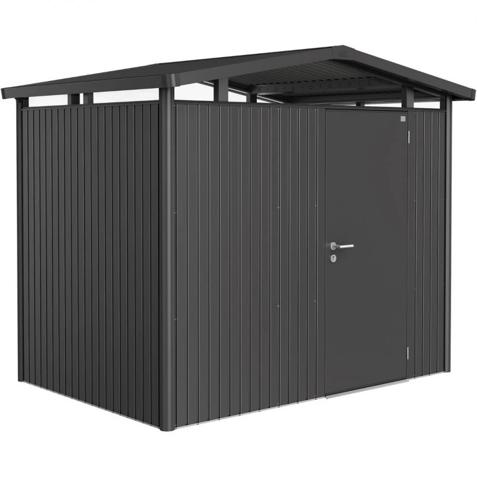Biohort Gerätehaus Panorama Dunkelgrau-metallic Geräteschuppen – Bild 4
