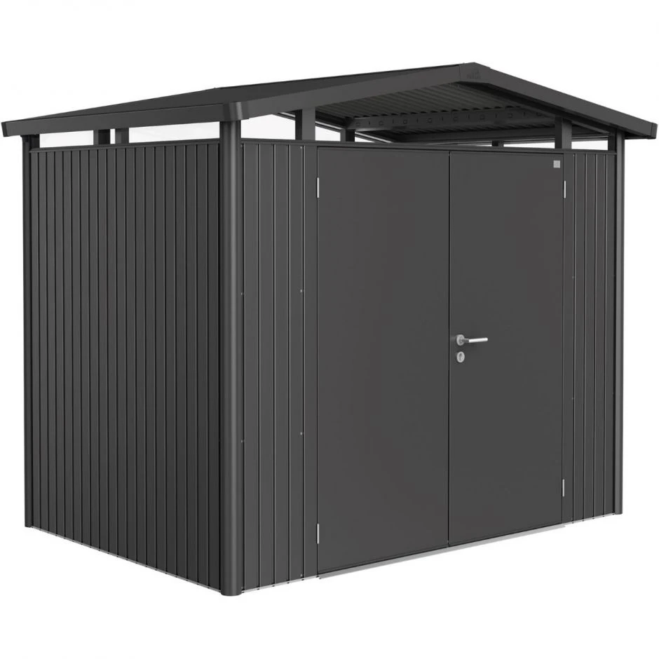 Biohort Gerätehaus Panorama Dunkelgrau-metallic Geräteschuppen