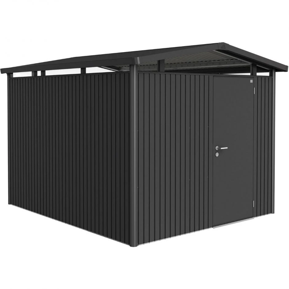 Biohort Gerätehaus Panorama Dunkelgrau-metallic Geräteschuppen – Bild 9