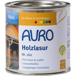 AURO Holzlasur Aqua Nr. 160 Holzschutz