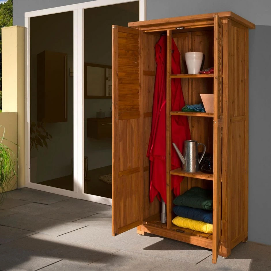 Weka Terrassenschrank 195 A Geräteschrank Aufbewahrungsschrank – Bild 3