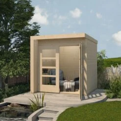 Weka Designhaus 262 Naturbelassen Gartenhaus