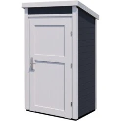 Weka Gerätehaus 367 Anthrazit Geräteschuppen Gartenschrank