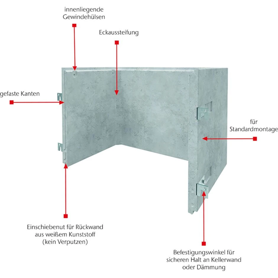 ACO Betonlichtschacht Für Standardmontage – Bild 2