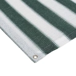 Balkon Sichtschutz Grün-Weiß 0,9x3m