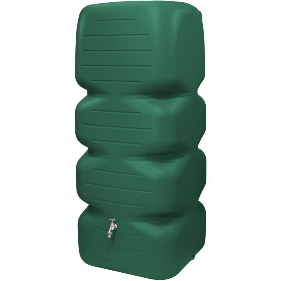 Graf Garantia Regentonne CUBUS Gartentank Dunkelgrün