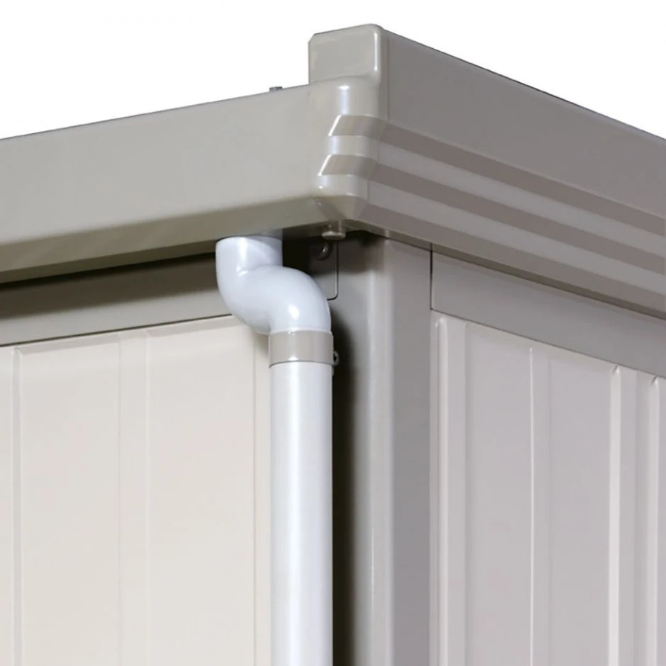 Wolff Finnhaus Gerätehaus Yokohama Komplettset Rauchgrau Geräteschuppen – Bild 8