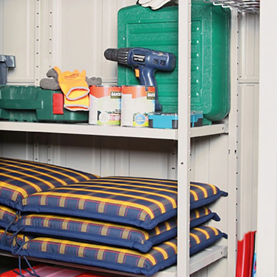 Wolff Finnhaus Gerätehaus Yokohama Komplettset Rauchgrau Geräteschuppen – Bild 3