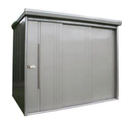 Wolff Finnhaus Gerätehaus Nagoya Rauchgrau Geräteschuppen