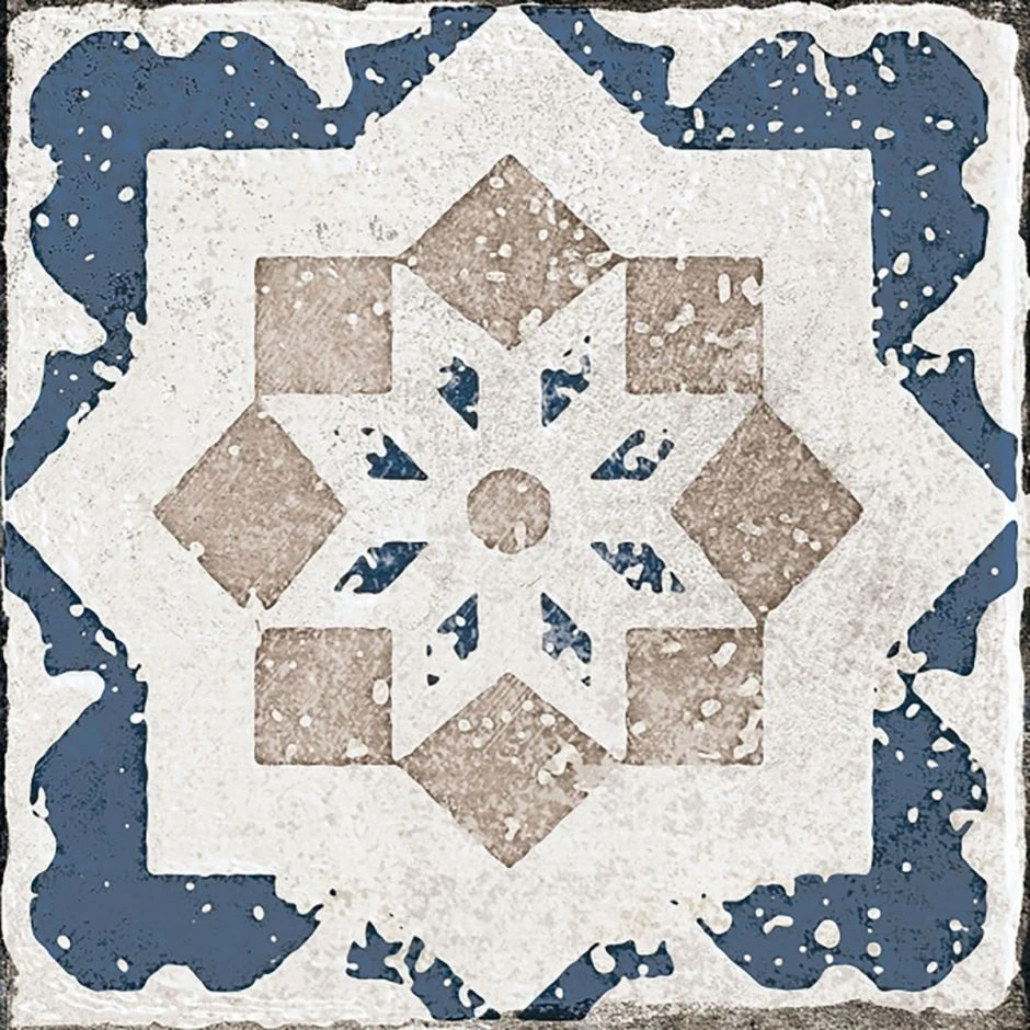 Wellker Fliesen Patchword Marrakesh Blue Mix Glasiert Matt Rundkante 20x20 Cm Stärke 10 Mm – Bild 16