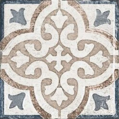 Wellker Fliesen Patchword Marrakesh Blue Mix Glasiert Matt Rundkante 20x20 Cm Stärke 10 Mm