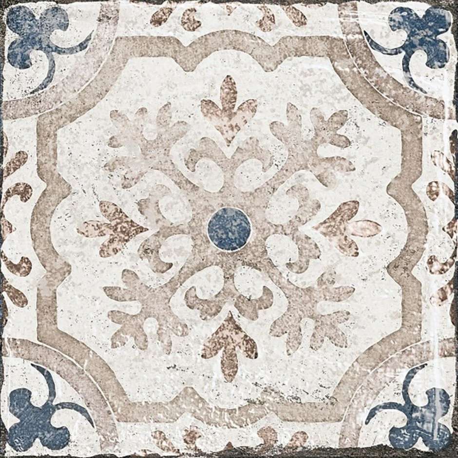 Wellker Fliesen Patchword Marrakesh Blue Mix Glasiert Matt Rundkante 20x20 Cm Stärke 10 Mm – Bild 6