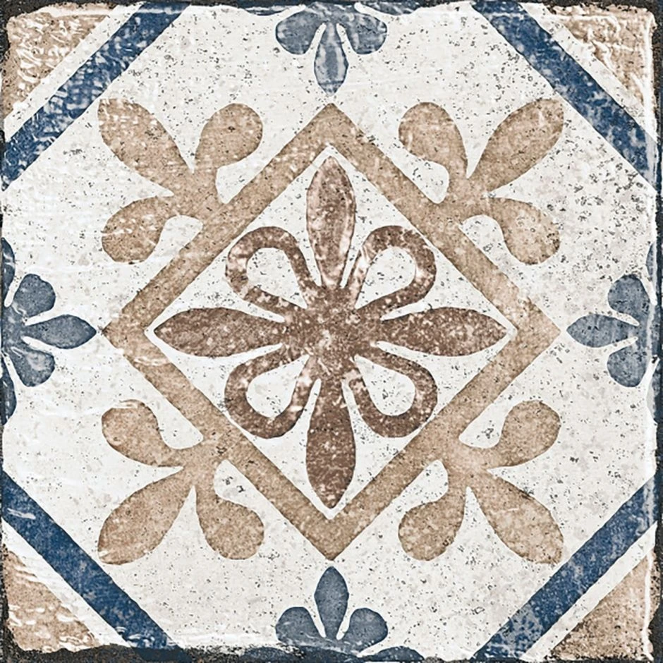 Wellker Fliesen Patchword Marrakesh Blue Mix Glasiert Matt Rundkante 20x20 Cm Stärke 10 Mm – Bild 10