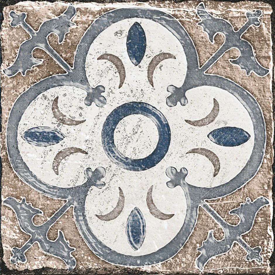 Wellker Fliesen Patchword Marrakesh Blue Mix Glasiert Matt Rundkante 20x20 Cm Stärke 10 Mm – Bild 12