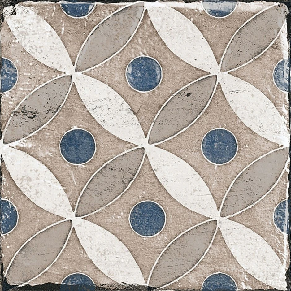 Wellker Fliesen Patchword Marrakesh Blue Mix Glasiert Matt Rundkante 20x20 Cm Stärke 10 Mm – Bild 14