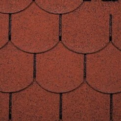 Wolff Finnhaus Dachschindeln Biberschwanz Rot Bitumenschindeln