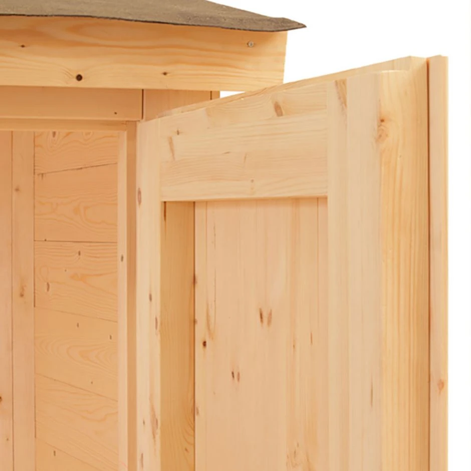 Wolff Finnhaus Gartenschrank 20 Naturbelassen Geräteschrank Aufbewahrungsschrank – Bild 4
