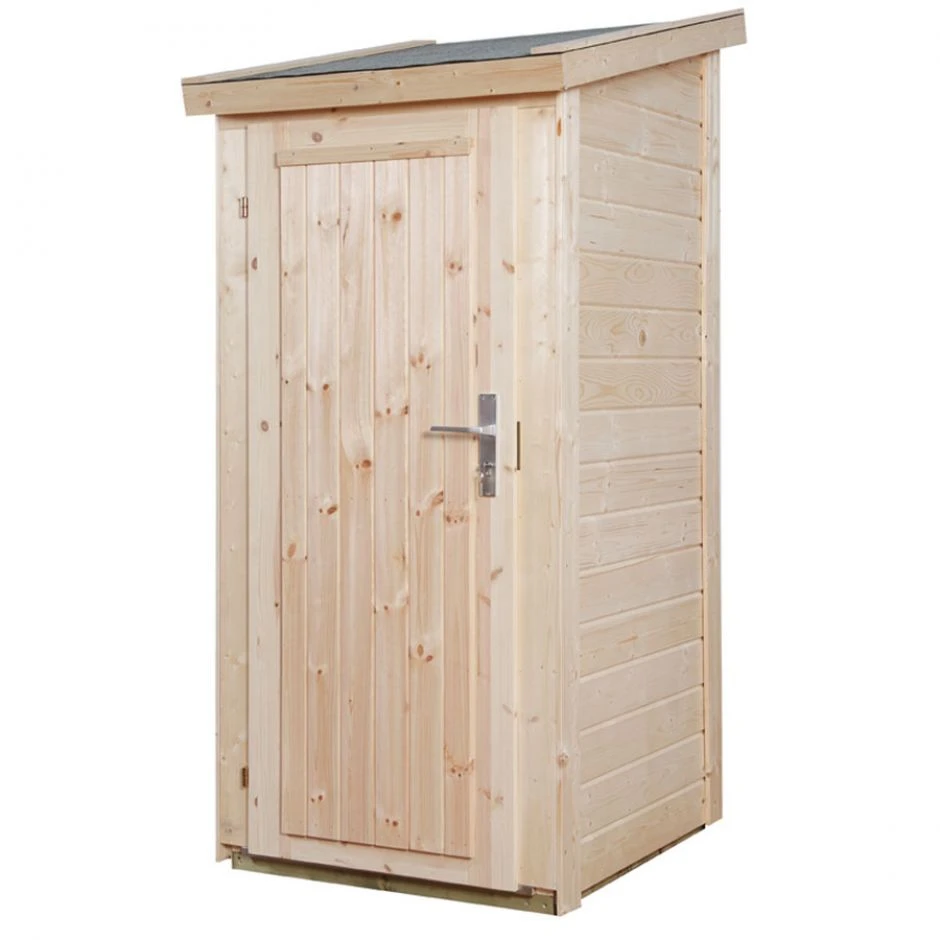 Wolff Finnhaus Gartenschrank 20 Naturbelassen Geräteschrank Aufbewahrungsschrank