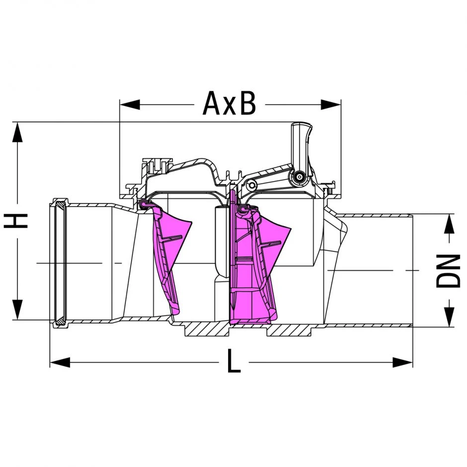 KESSEL Rückstaudoppelverschluss Staufix KG Rattenschutz – Bild 2