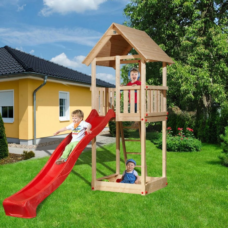 Weka Tabaluga Drachenturm Spielturm Mit Satteldach