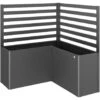 Biohort Rankgitter L-Form Für Hochbeet Und Pflanzbeet Belvedere Dunkelgrau-metallic