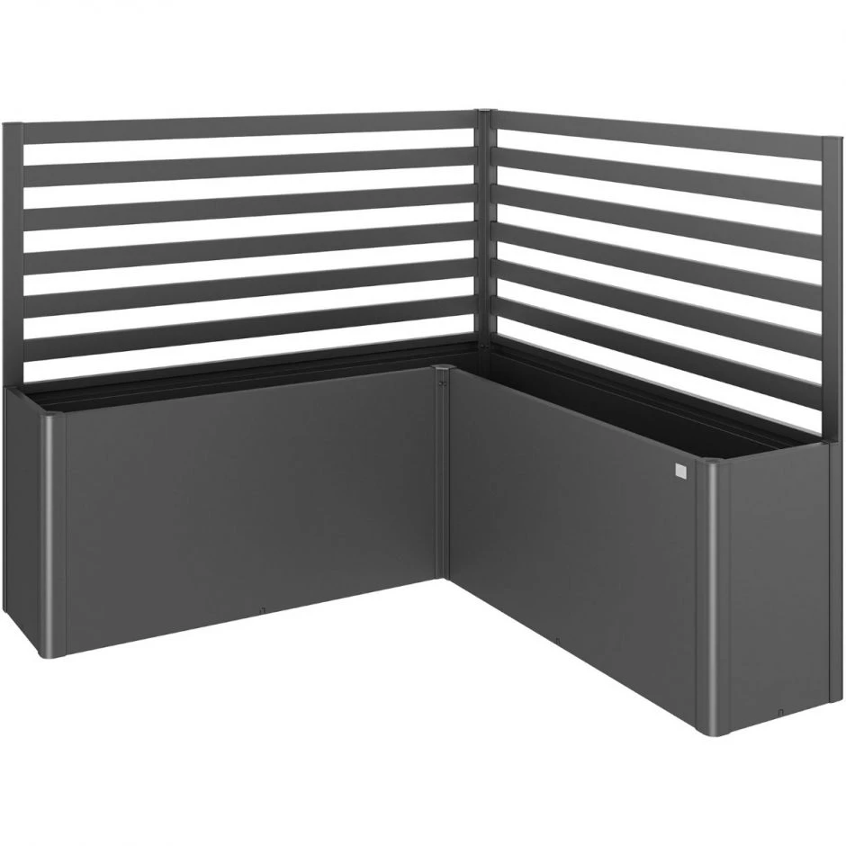 Biohort Rankgitter L-Form Für Hochbeet Und Pflanzbeet Belvedere Dunkelgrau-metallic – Bild 3