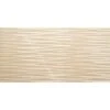 Wellker Wandfliese Etania Crema Waves Glasiert Glänzend Rektifiziert 30x60 Cm Stärke 10 Mm