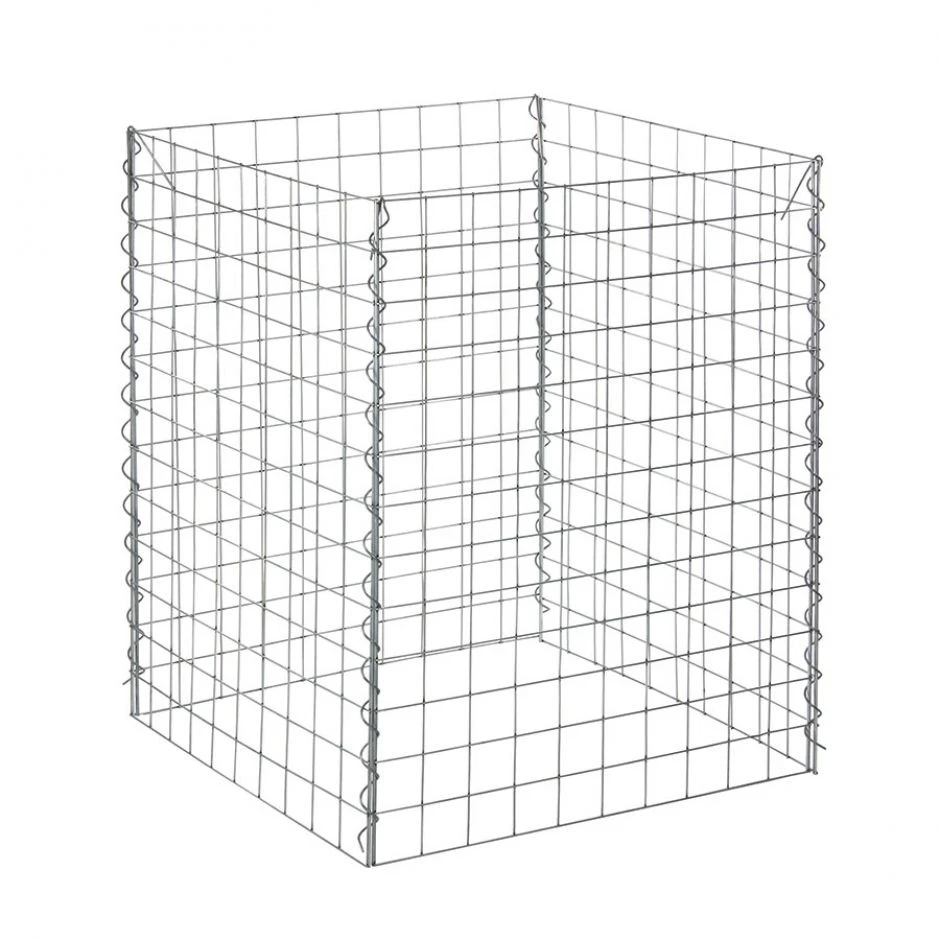 Bellissa Komposter Gittermatte Eckig, Zink