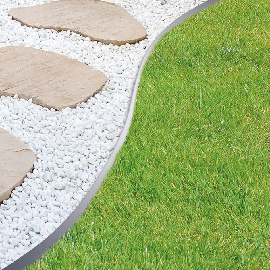 Bellissa Rasenkante Metall Mähkante Beeteinfassung – Bild 3