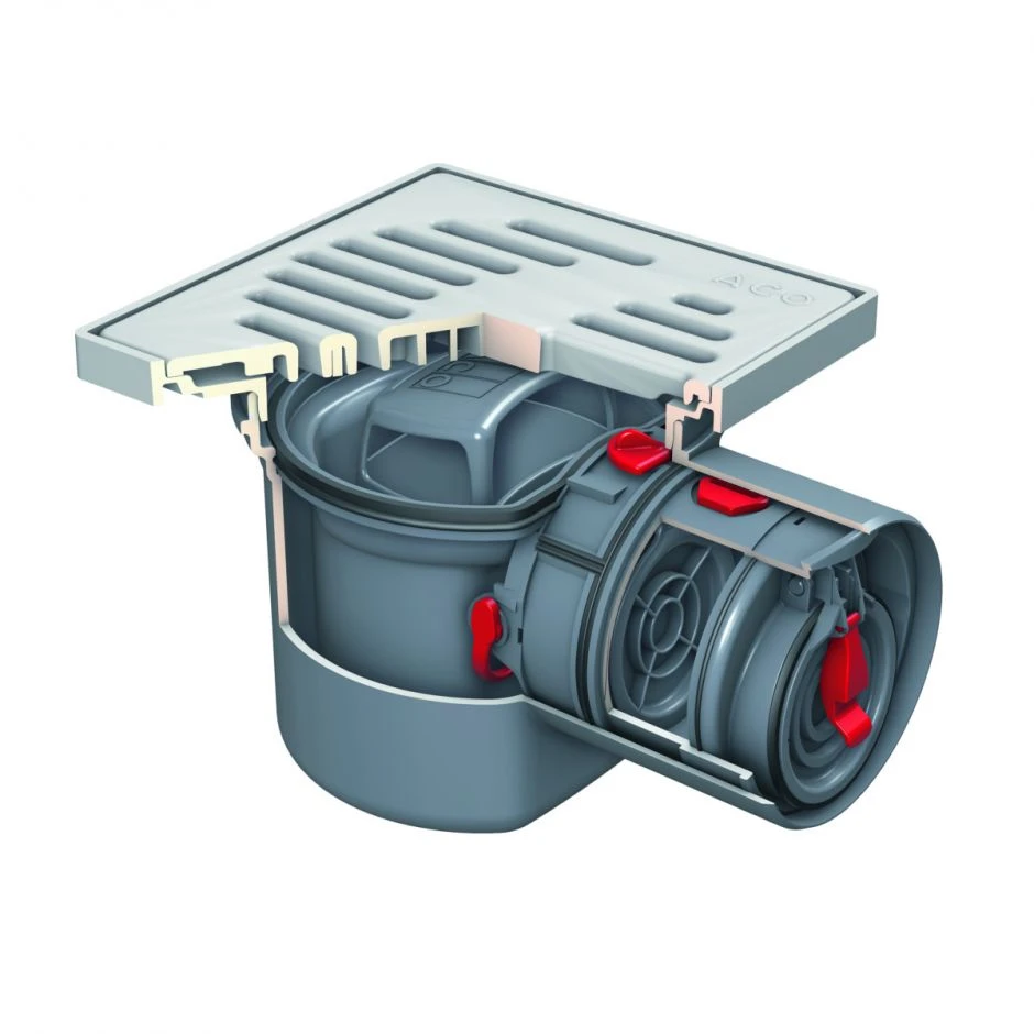 ACO Kellerablauf Junior Rückstausicherung