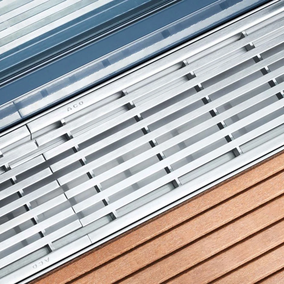 ACO Profiline Längsstegrost Edelstahl Baubreite 130 Mm – Bild 3