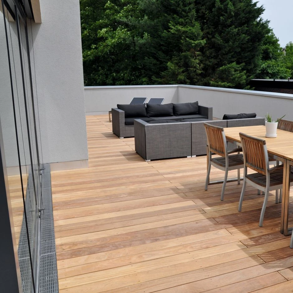 ACO Holzterrassenrinne Profiline Verzinkt â Bild 4