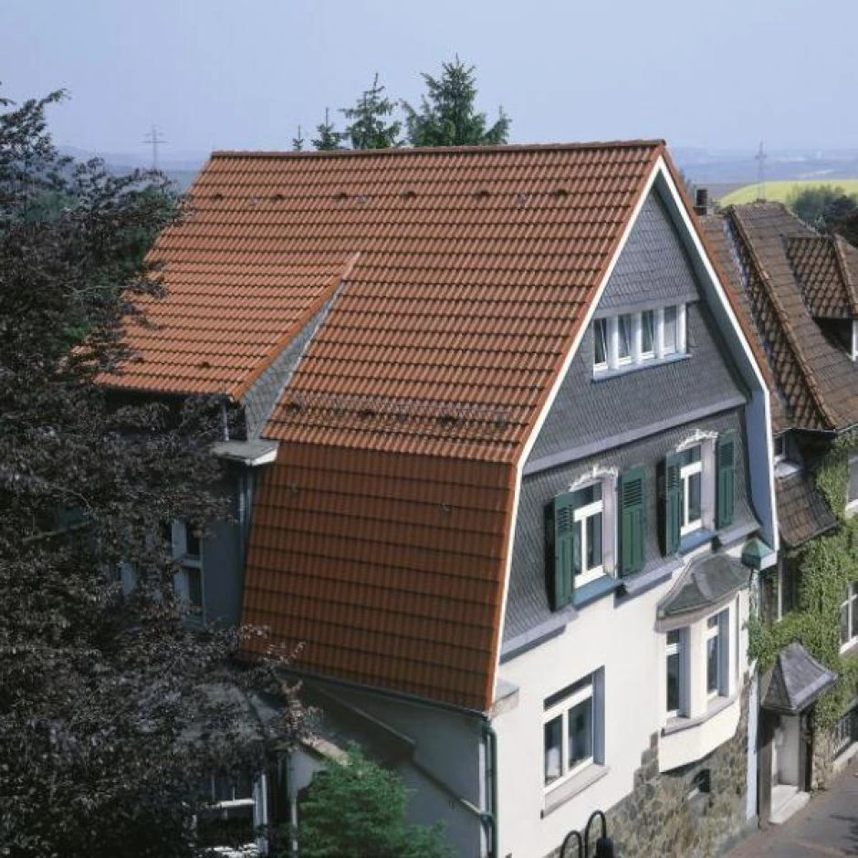 BRAAS Dachstein Doppel-S Star Ziegelrot (matt) Betondachstein â Bild 2