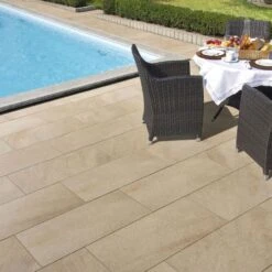 KANN Terrassenplatte Arctia Beige-meliert