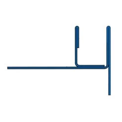 BLANKE Fliesenschiene Gefällekeil AQUA-KEIL GLAS Edelstahl Gebürstet 1480x42mm