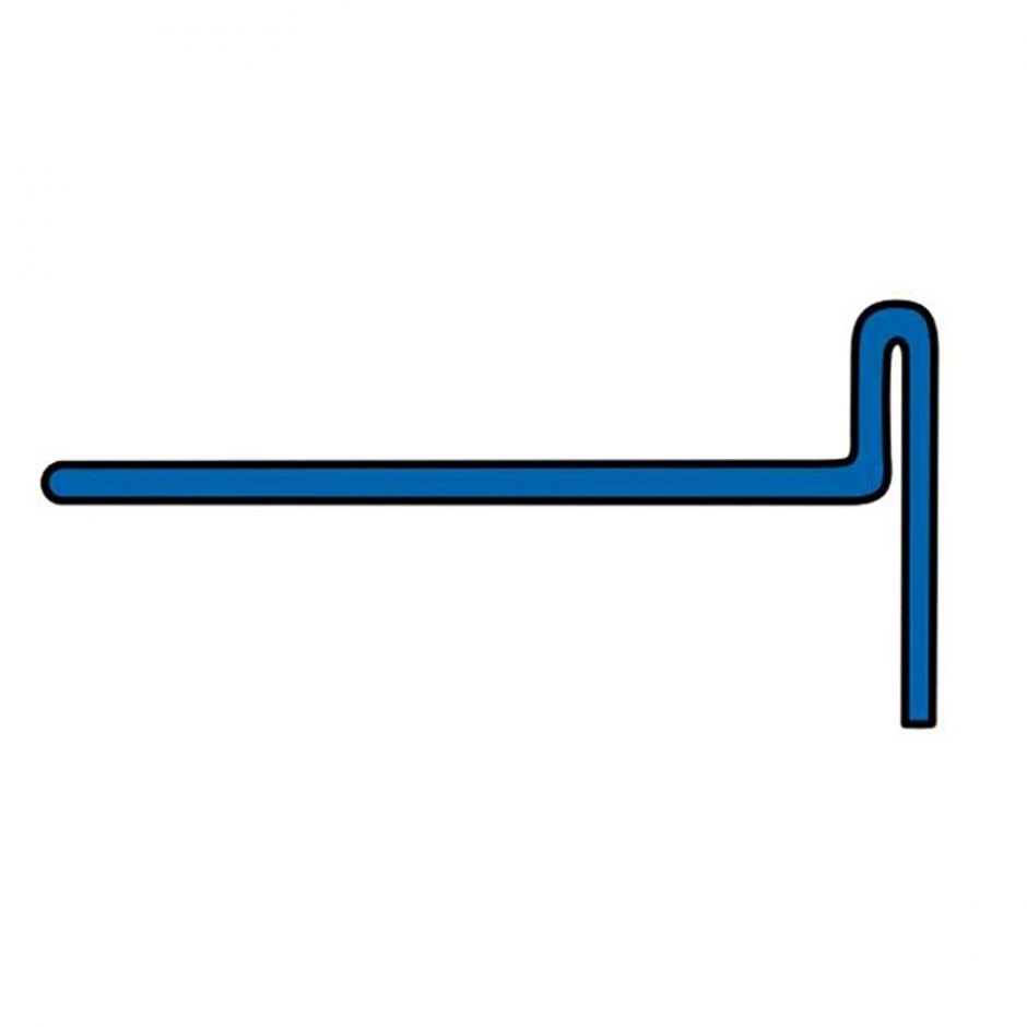 BLANKE Fliesenschiene Gefällekeil AQUA-KEIL Edelstahl Schwarz Matt 11/32mm