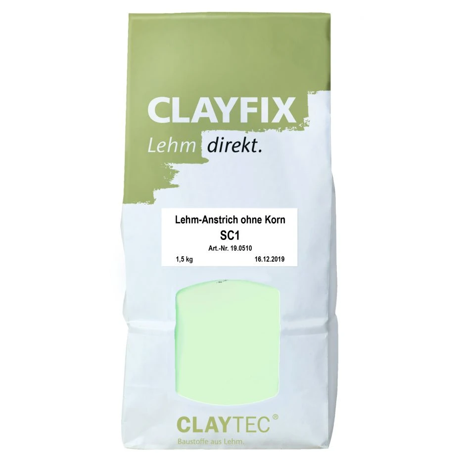 CLAYTEC Lehm-Anstrich Schwarz CLAYFIX Ohne Korn â Bild 2
