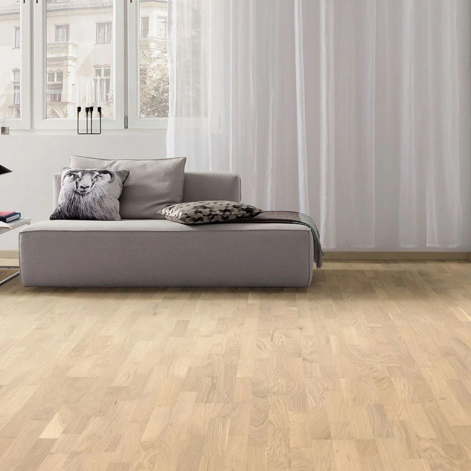 HARO Parkett Schiffsboden 3500 Eiche Lichtweiß Favorit – Bild 2