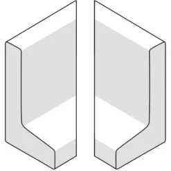 EHL StĂŒtzwinkel AuĂenecke Zweiteilig 50cm Breite