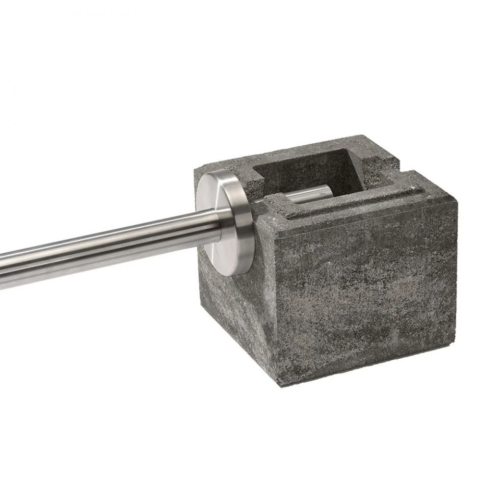 WESERWABEN Gartenmauer Vario-Line Mauerstein Einsatzstein Rankhilfe Anthrazit-Weiß – Bild 2