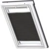 VELUX Wabenplissee Uni Schwarz 1047 Uni Schwarz 1047