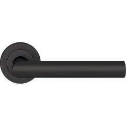 Karcher Türgriff-Garnitur Rhodos ER28 Kosmos Schwarz Türklinke